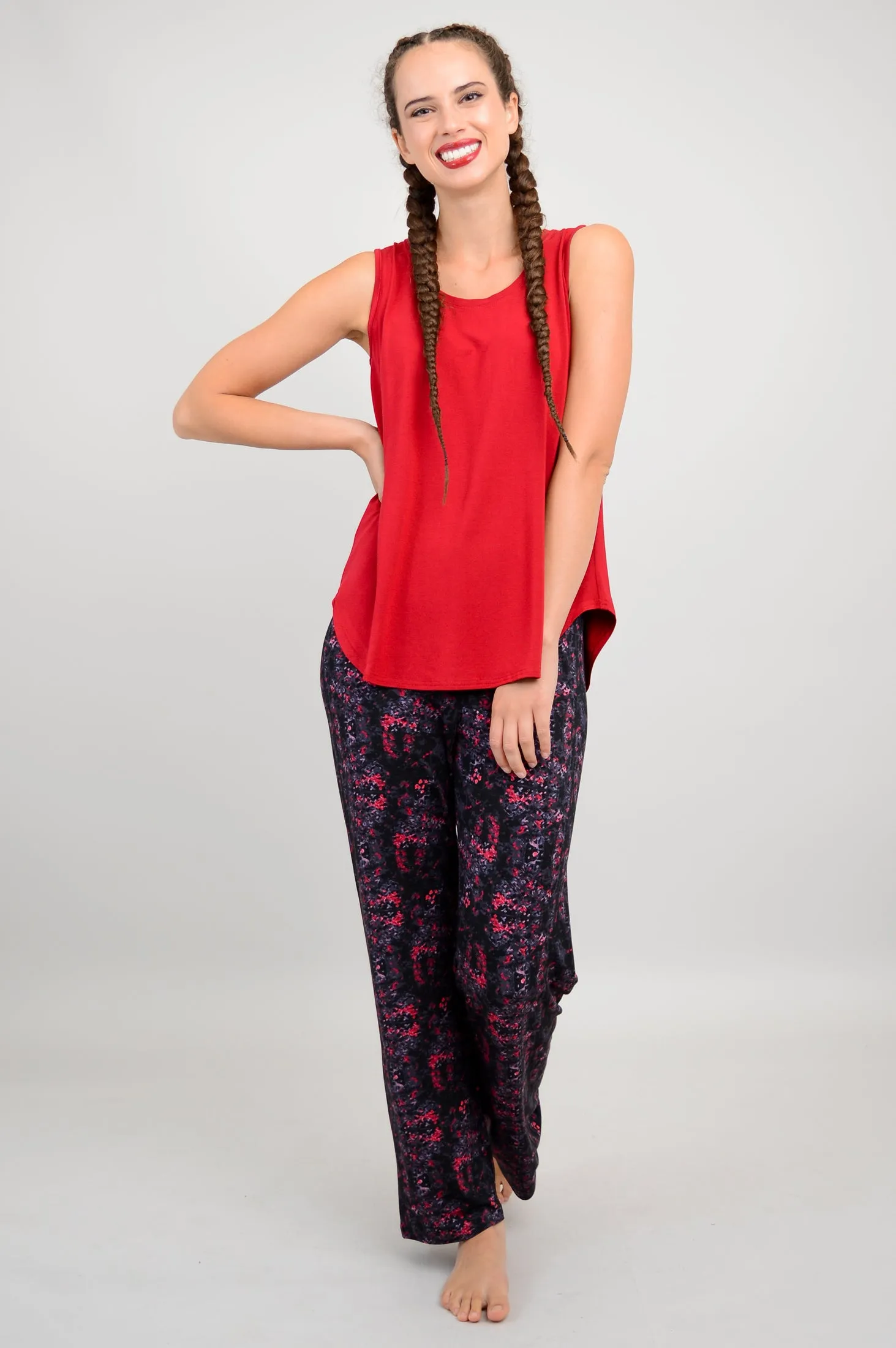 Dream Pant, Cherry Jam, Bamboo - Final Sale