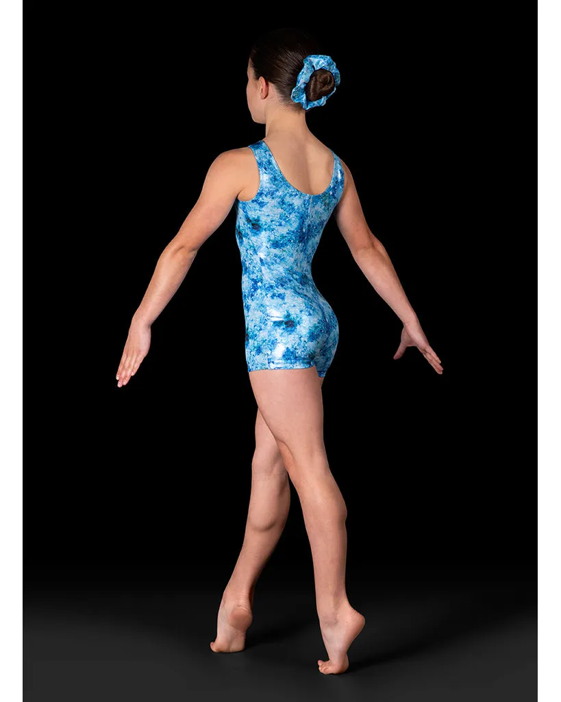 Dynami Gymnastic Tank Biketard - GB210C Girls - Glacier Print