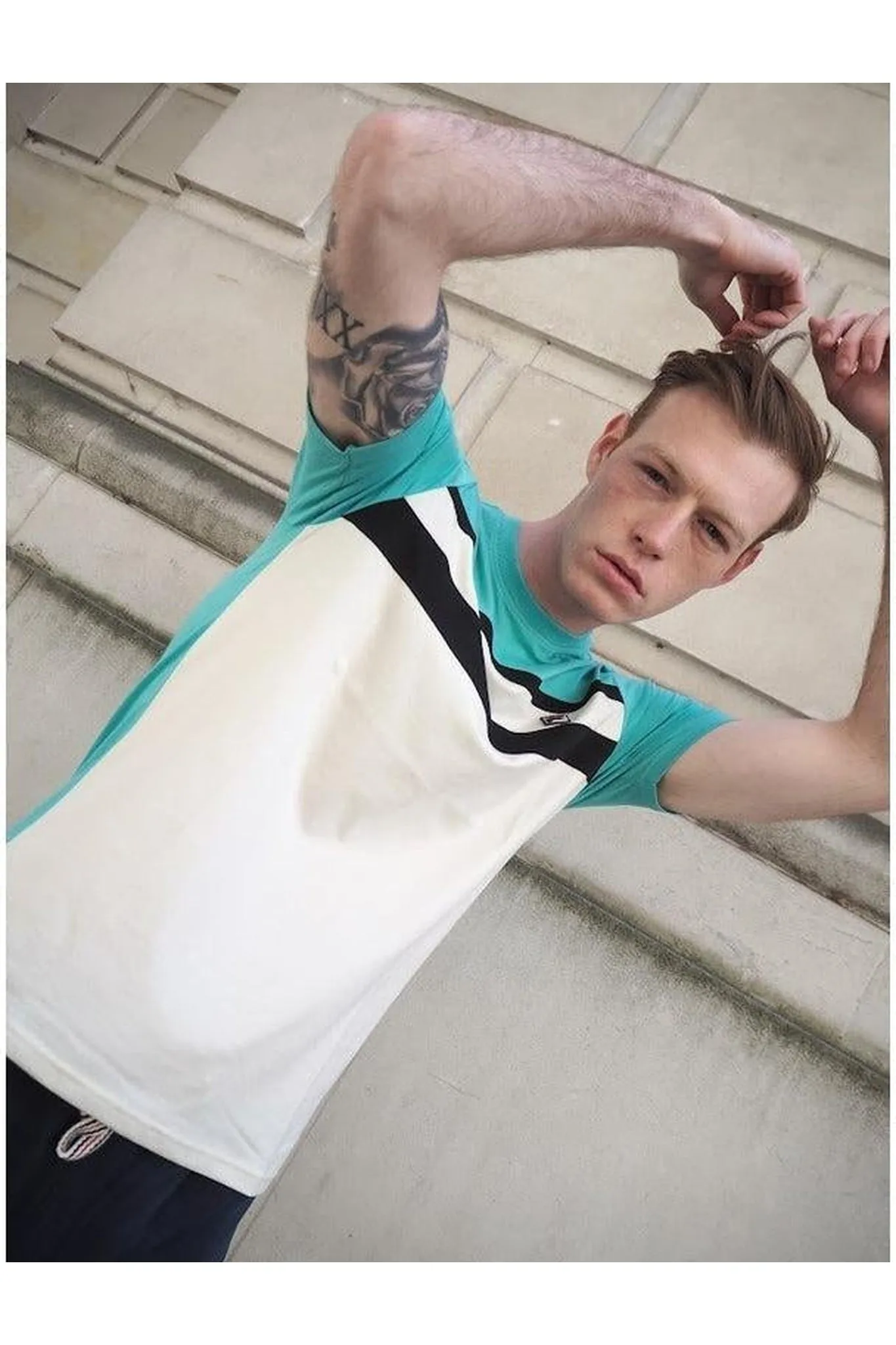 Fila Dover Tee White And Blue