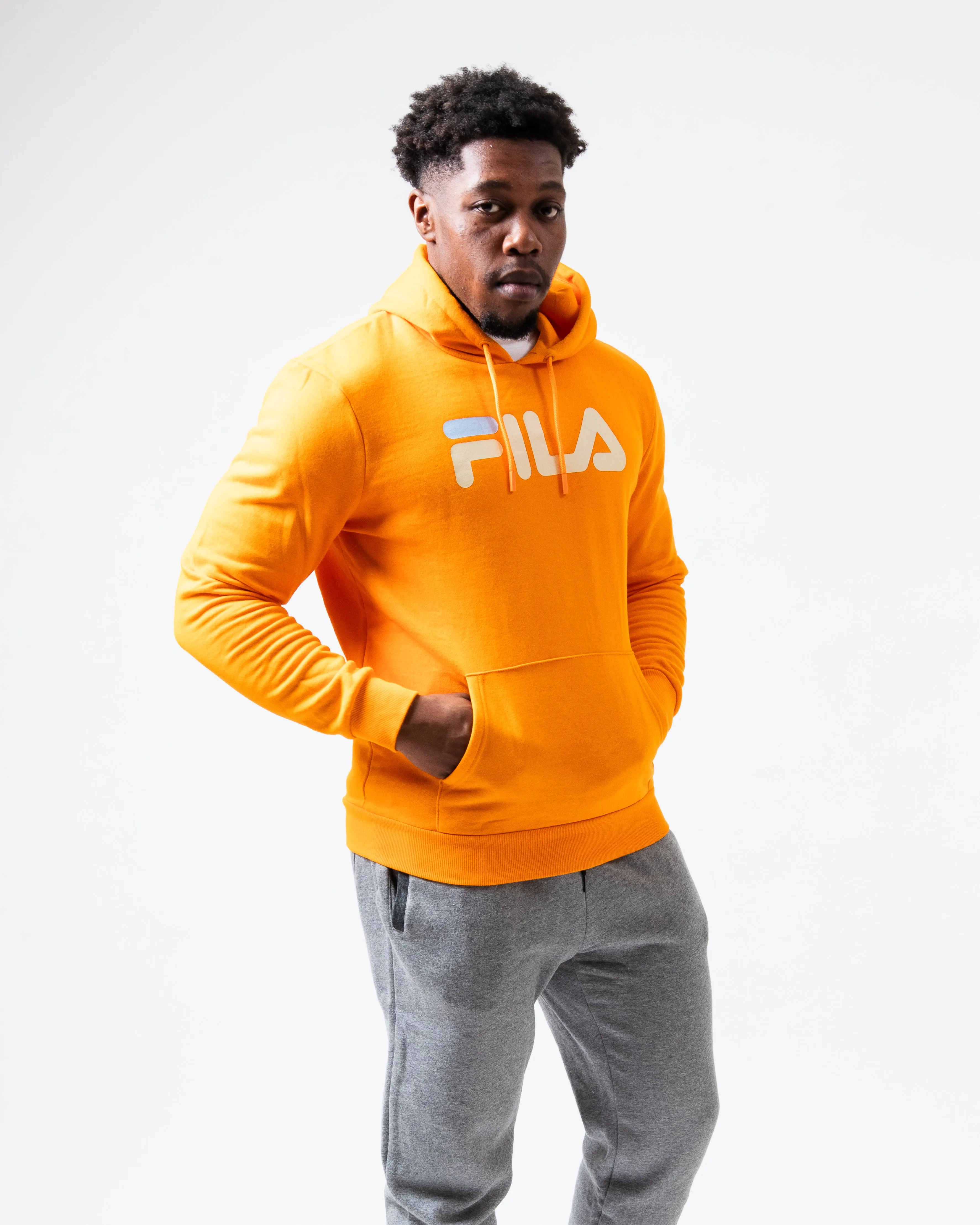 FILA Logo Hoodie Navy
