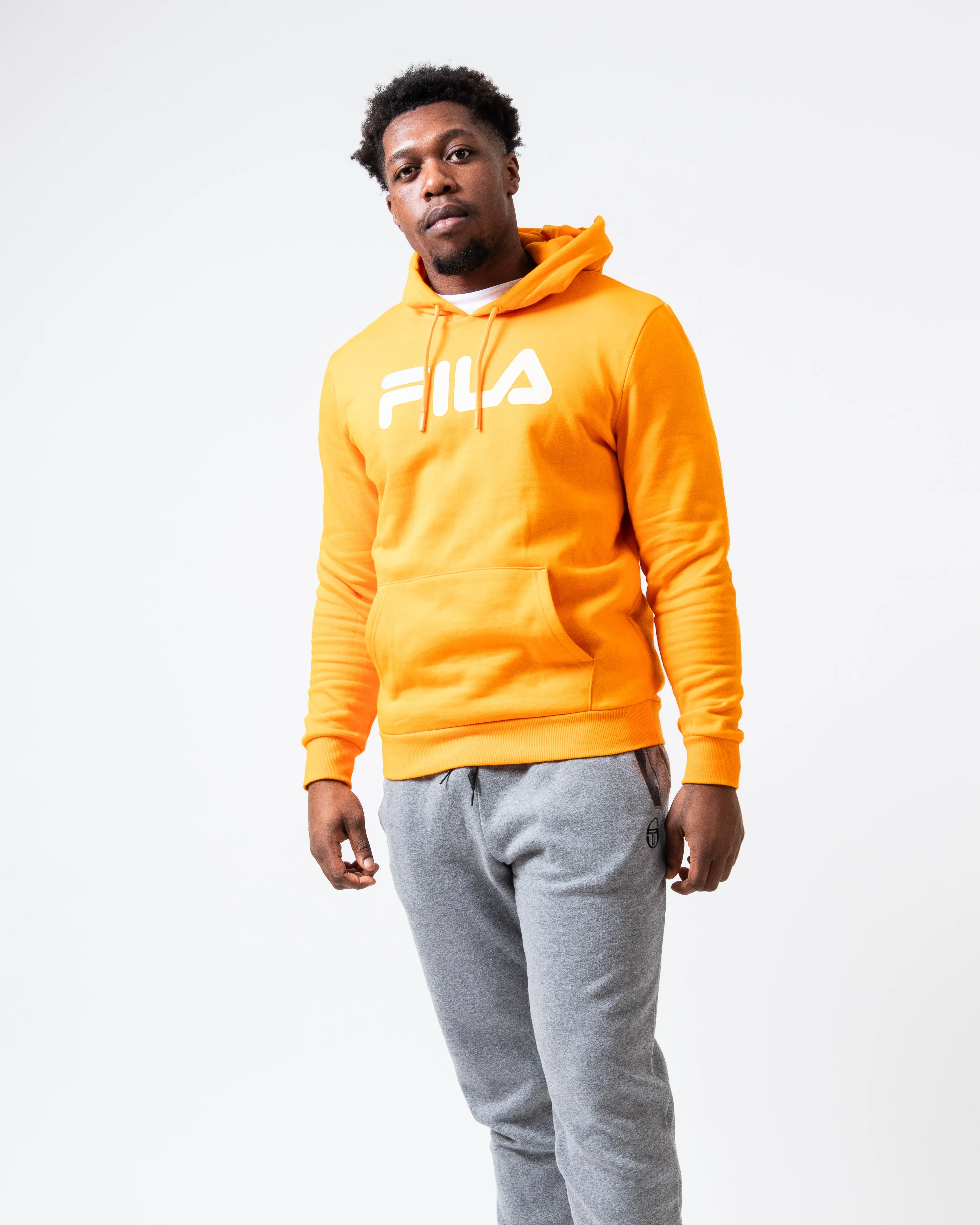 FILA Logo Hoodie Navy