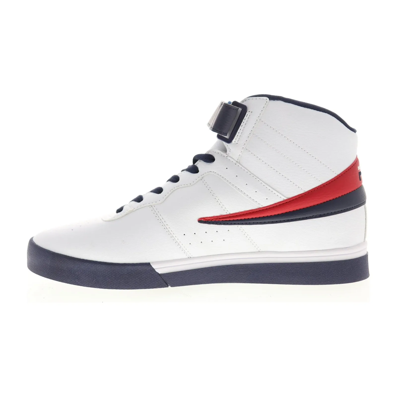 Fila Men's Vulc 13 Mid Plus Shoes - White / Blue / Red