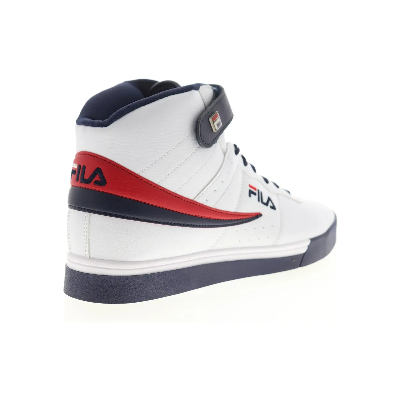 Fila Men's Vulc 13 Mid Plus Shoes - White / Blue / Red