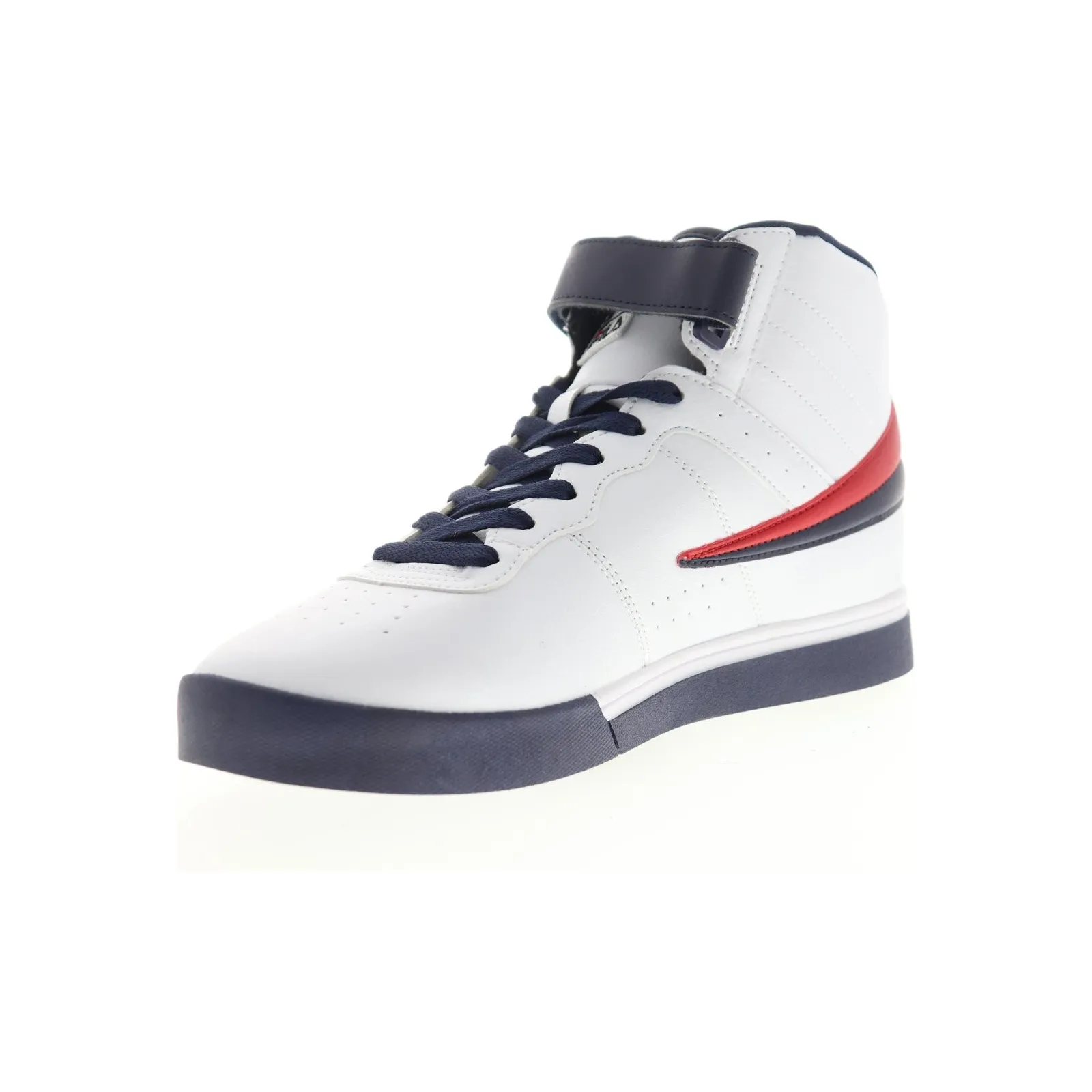 Fila Men's Vulc 13 Mid Plus Shoes - White / Blue / Red