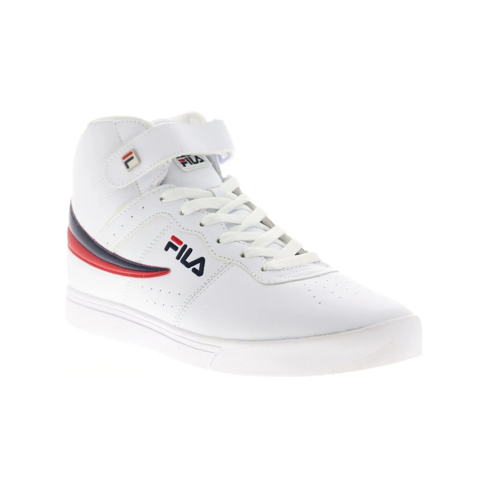 Fila Men's Vulc 13 Mid Plus Shoes - White / Red