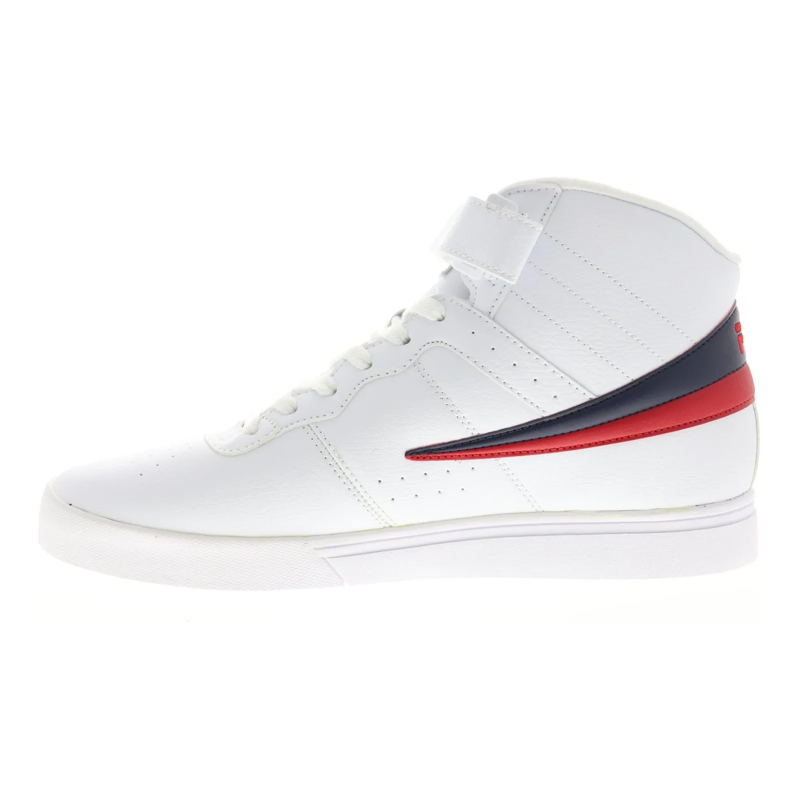 Fila Men's Vulc 13 Mid Plus Shoes - White / Red