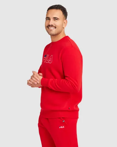 FILA UNISEX CLASSIC RED CREW