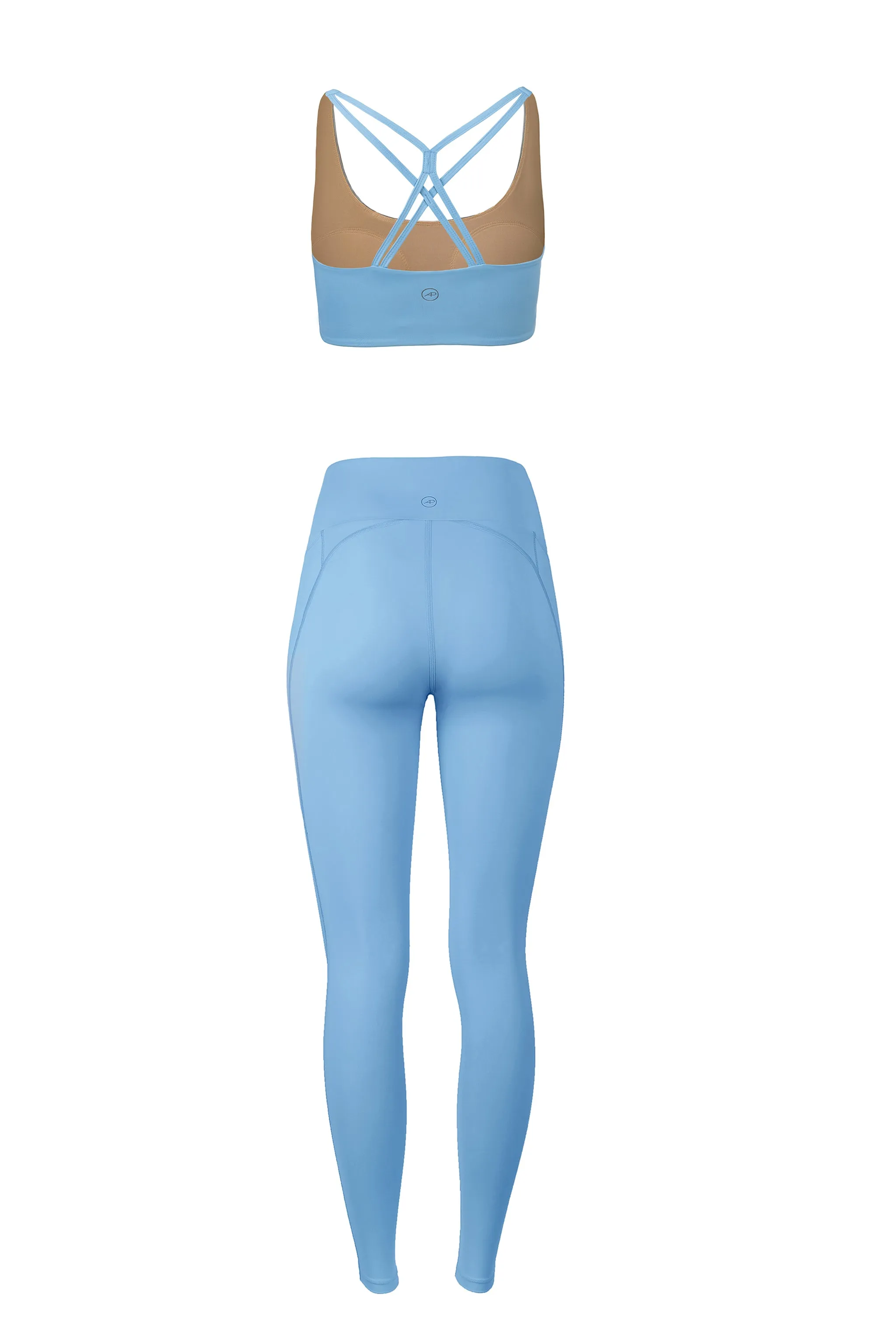 Force BH & Stretch Leggings Set - Dusty Baby Blue