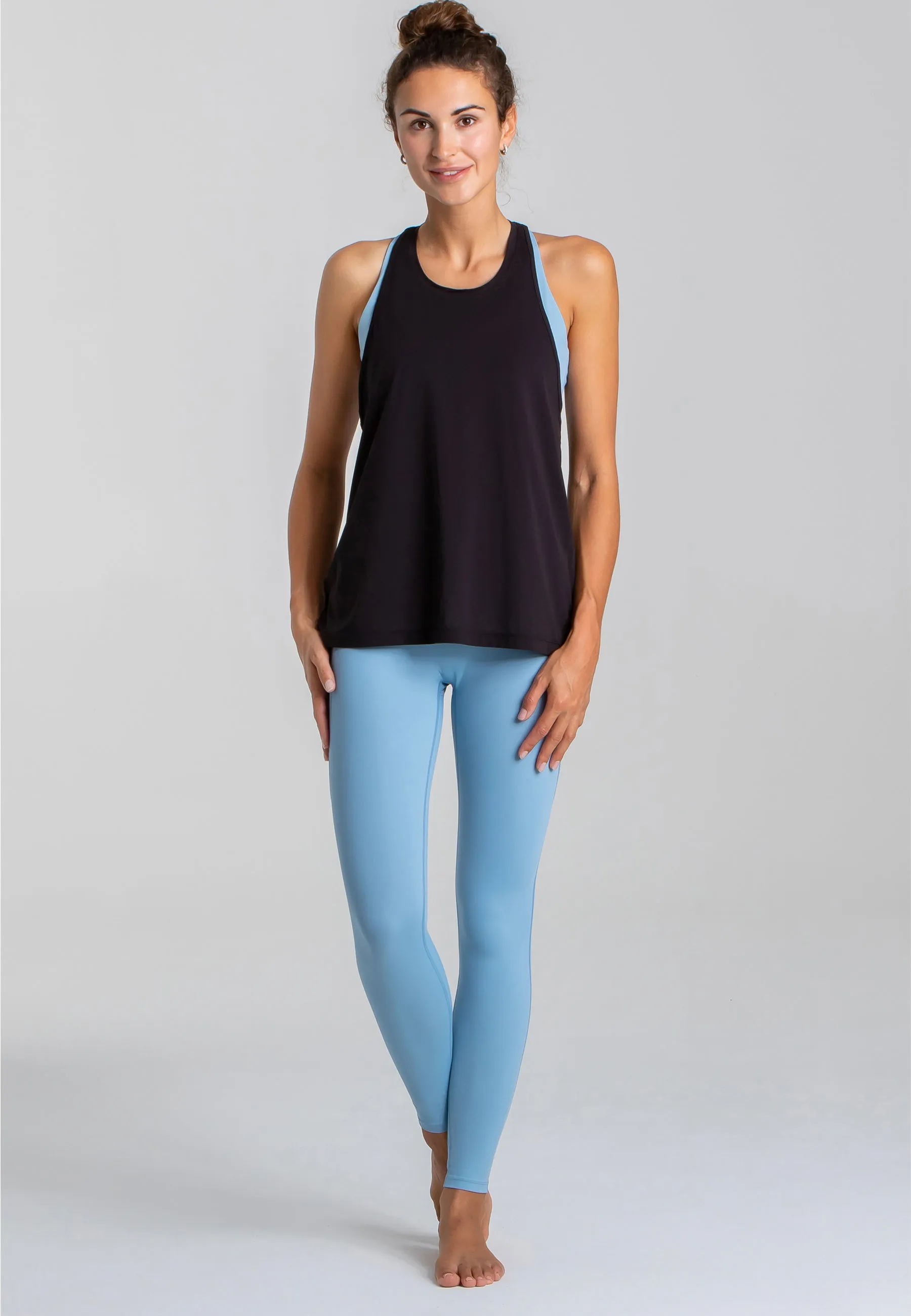 Force BH & Stretch Leggings Set - Dusty Baby Blue