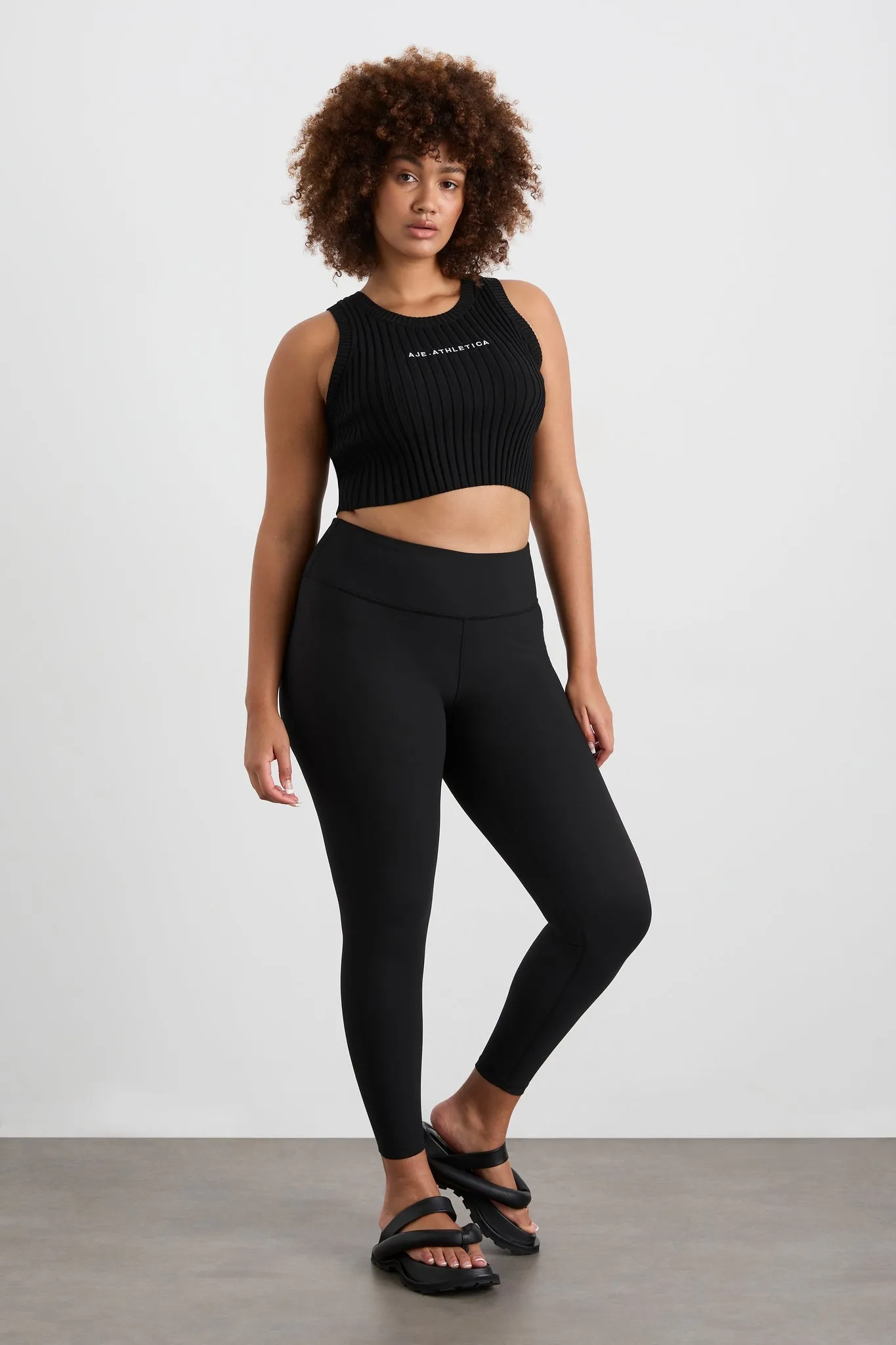 Full Length Ribbed Legging 203