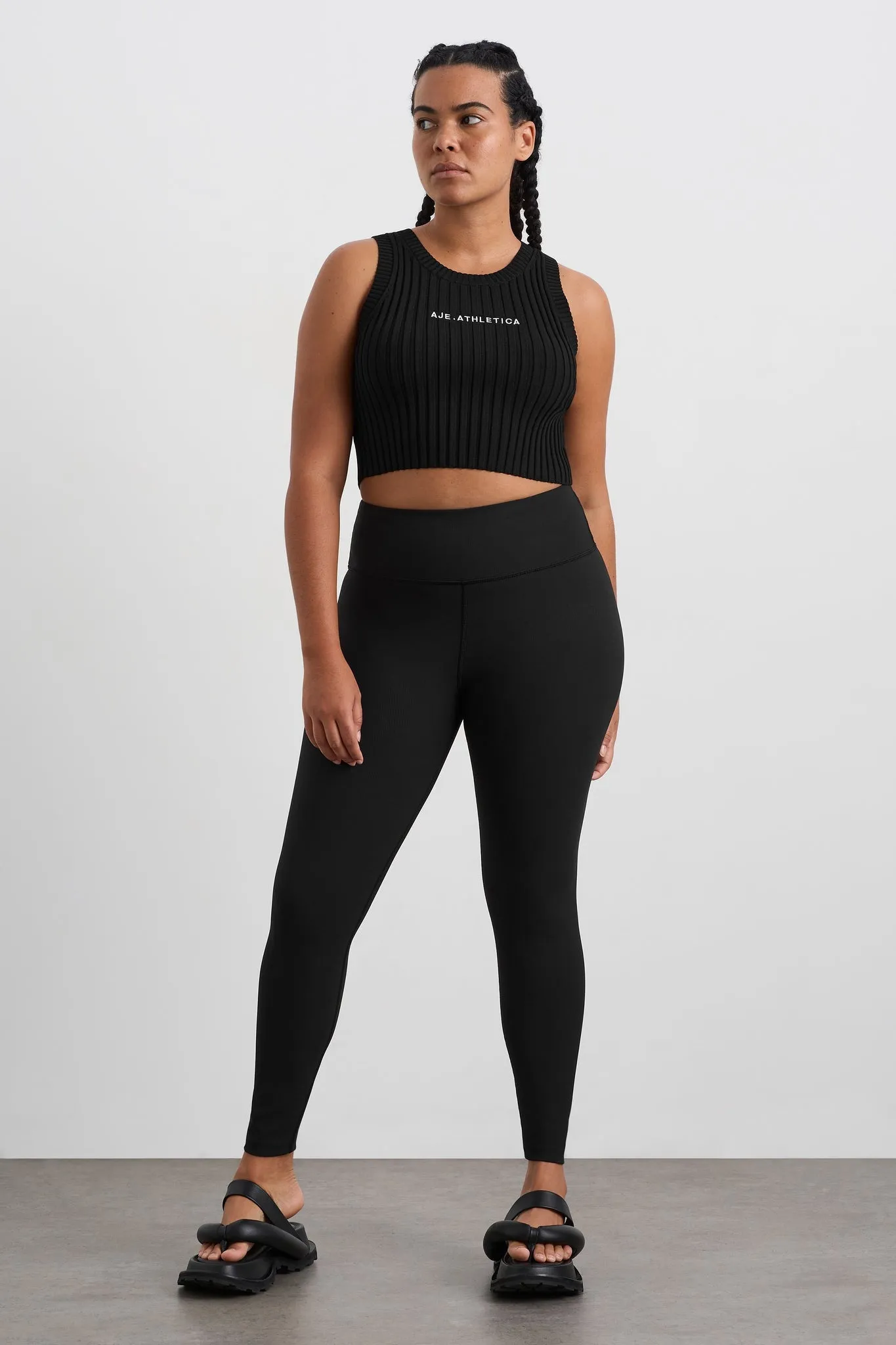 Full Length Ribbed Legging 203