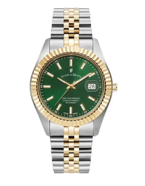 Georgini Jacques Du Manior Inspiration Business Date- Two Tone Green