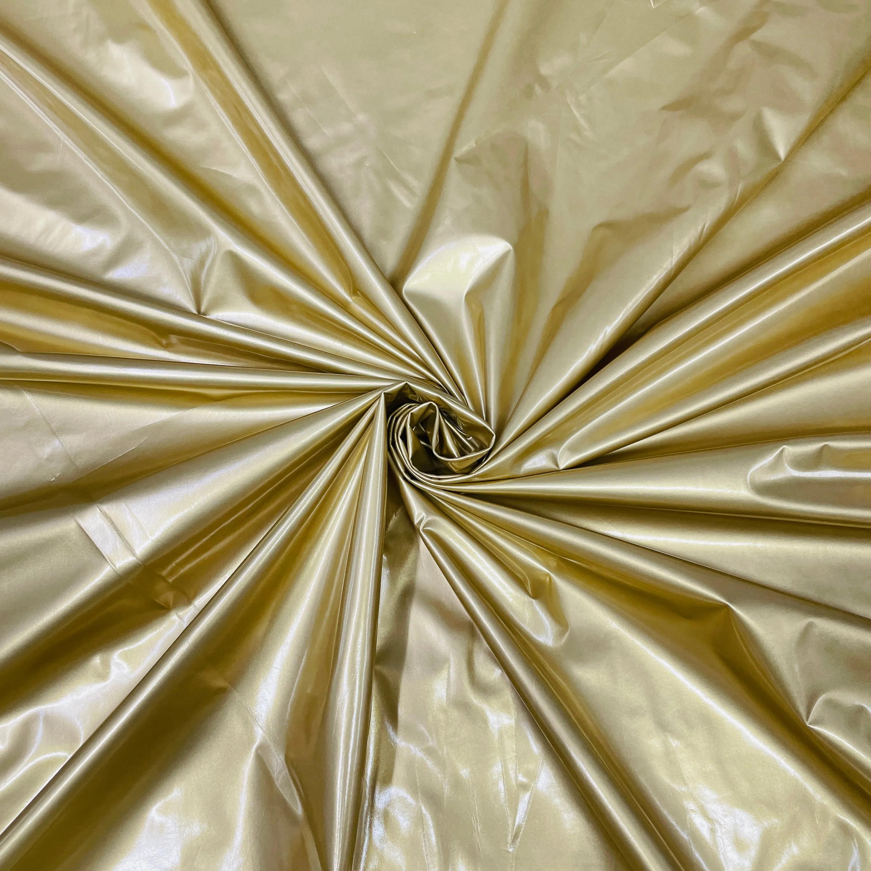 Golden Solid Rexine Lyrca CF-8996