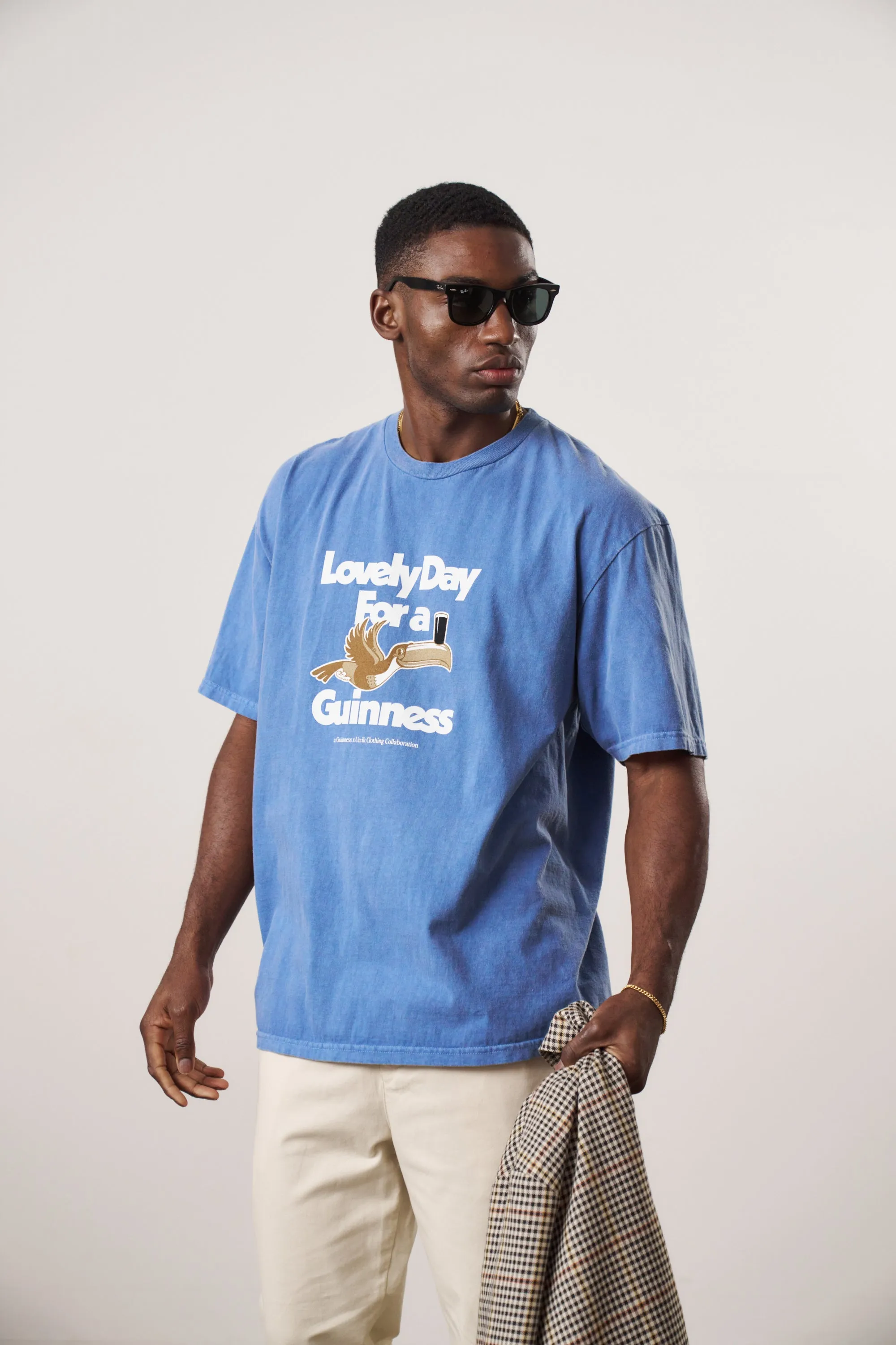 Vintage Washed Blue/Purple Twinpack Guinness x UN:IK Lovely Day Tee.