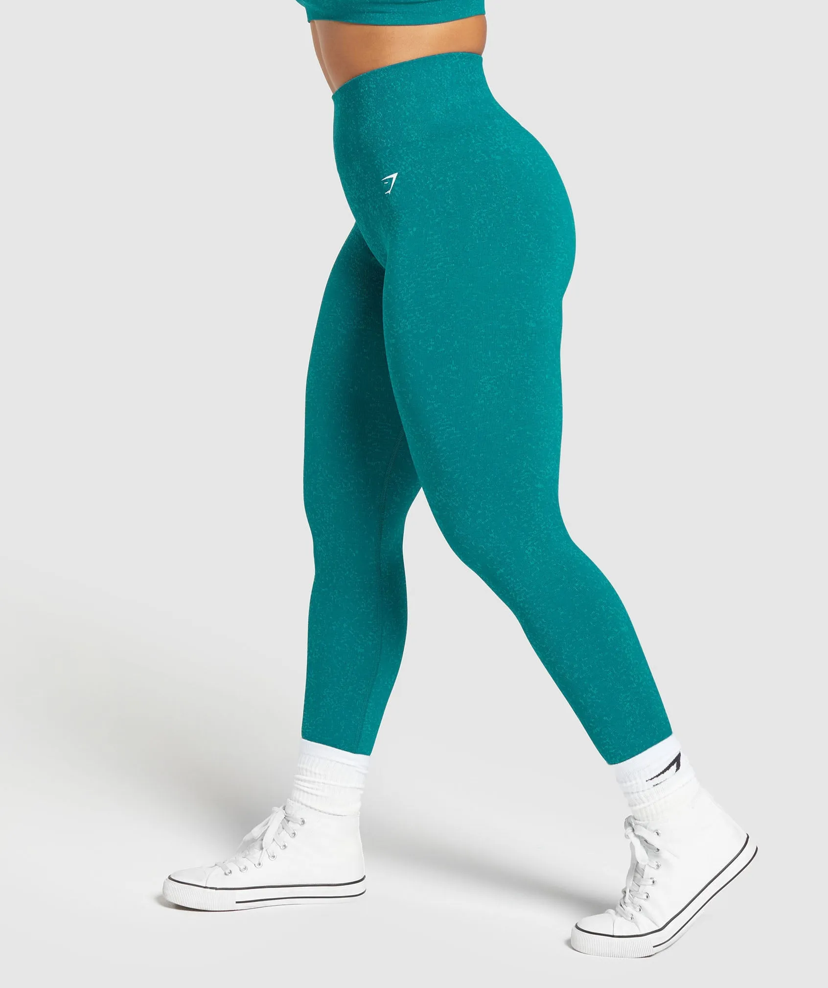 Gymshark Adapt Fleck Seamless Leggings - Ocean Teal/Artificial Teal