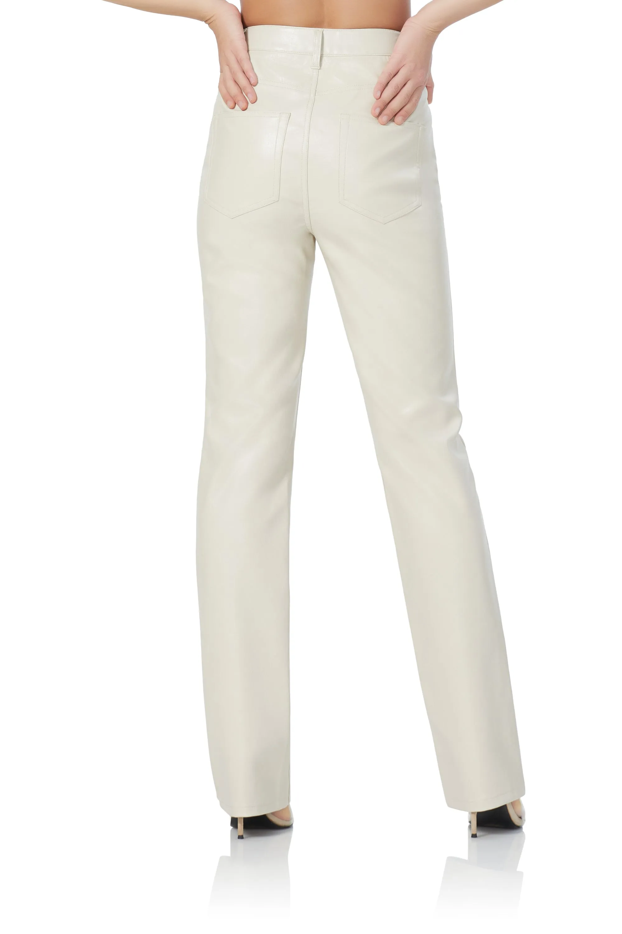 Heston Straight Leg Pant - Off White