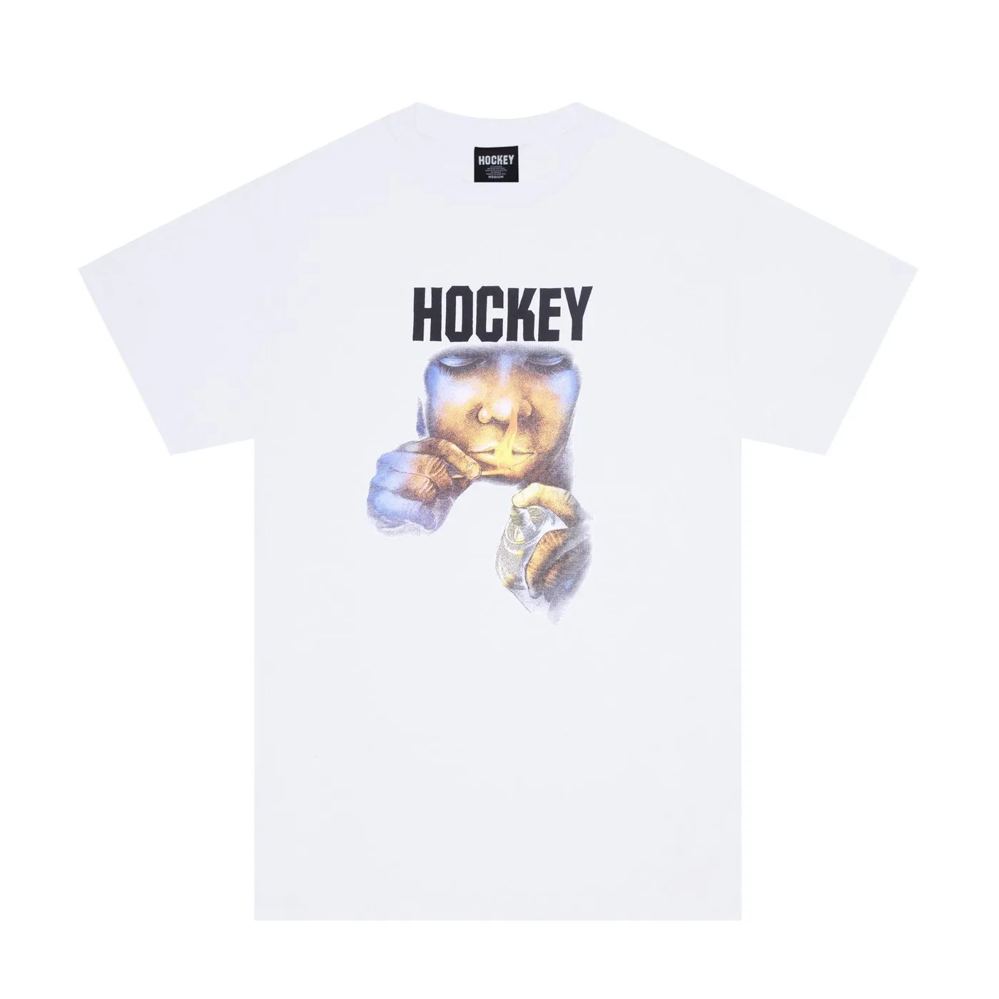 HOCKEY INSTRUCTIONS TEE - WHITE