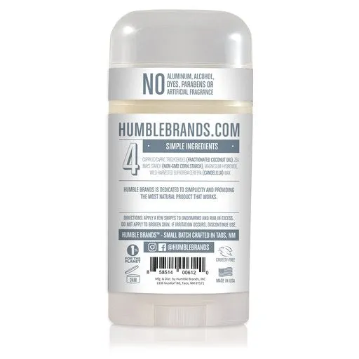 Humble Brands Simply Unscented Vegan/Sensitive Skin Formula