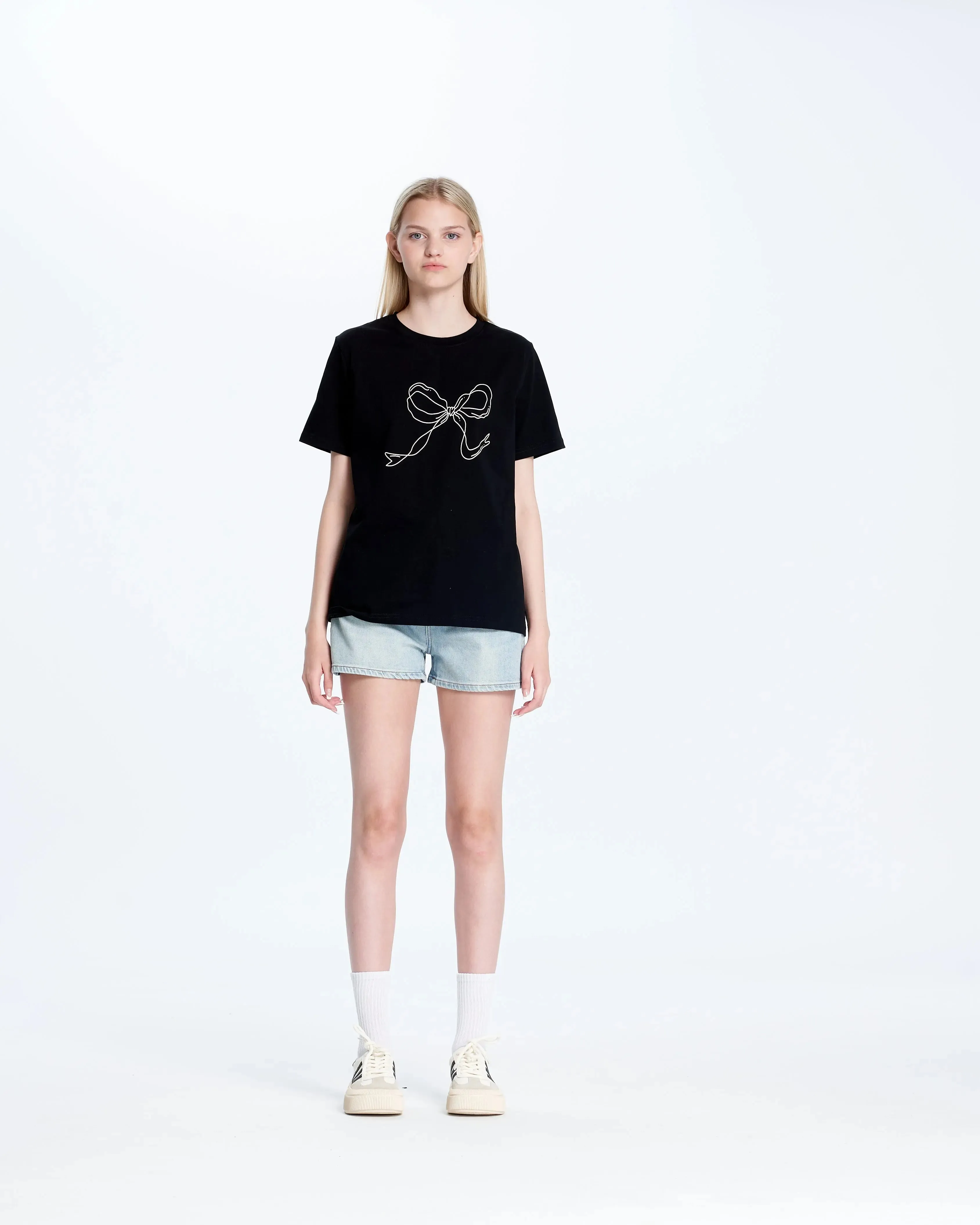 HZ8562 Basic Denim Shorts