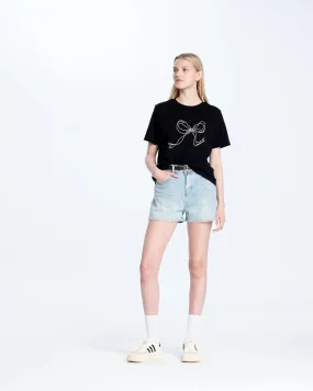 HZ8562 Basic Denim Shorts