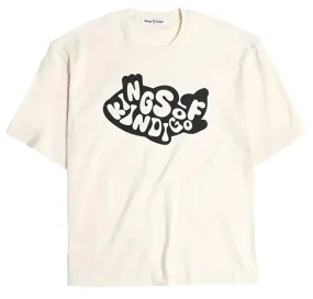 Kings of Indigo Horikawa t-shirt non-dyed carp unisex