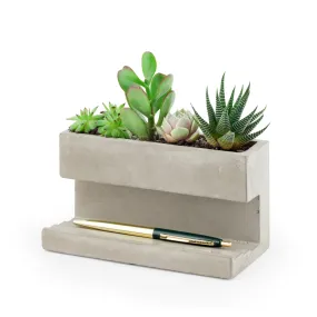 Large Concrete Planter And Pen Holder