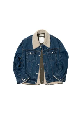 LAYERED DENIM BLOUSON