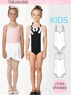 Leotard Patterns, Swimsuit - Girls LEO #7 (L507)