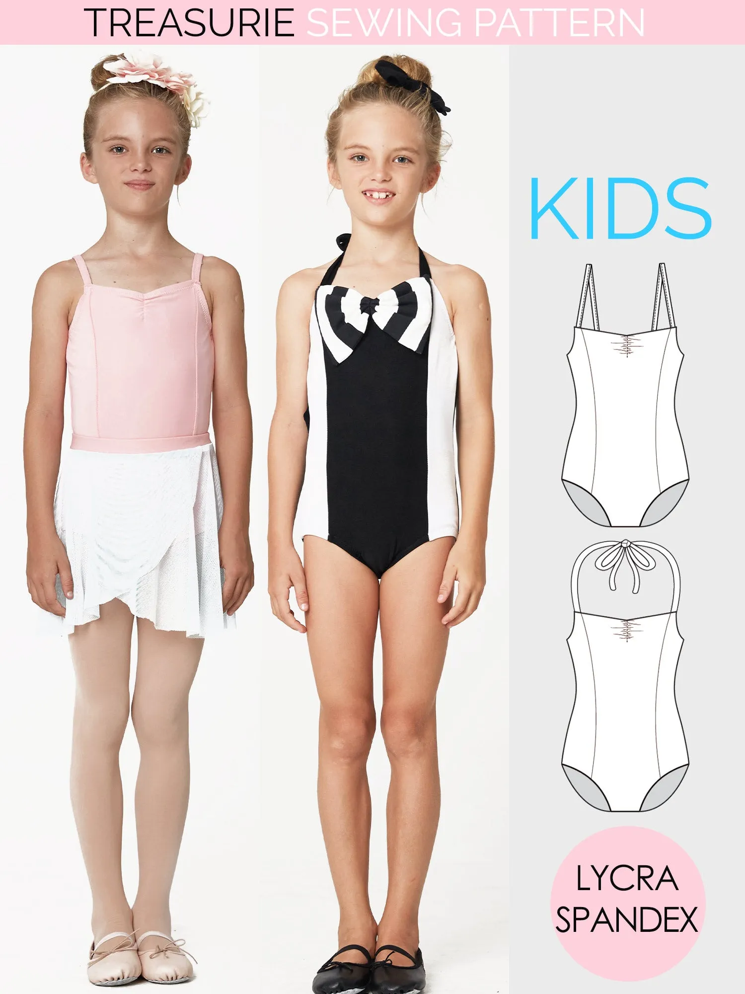 Leotard Patterns, Swimsuit - Girls LEO #7 (L507)