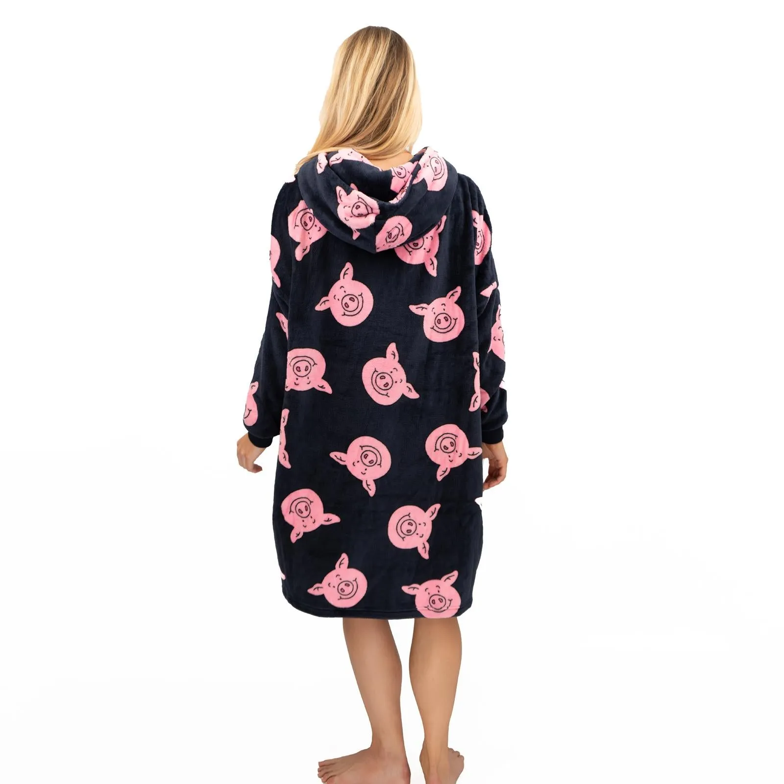 M&S Kids Percy Pig Oversized Hoodie Oodie