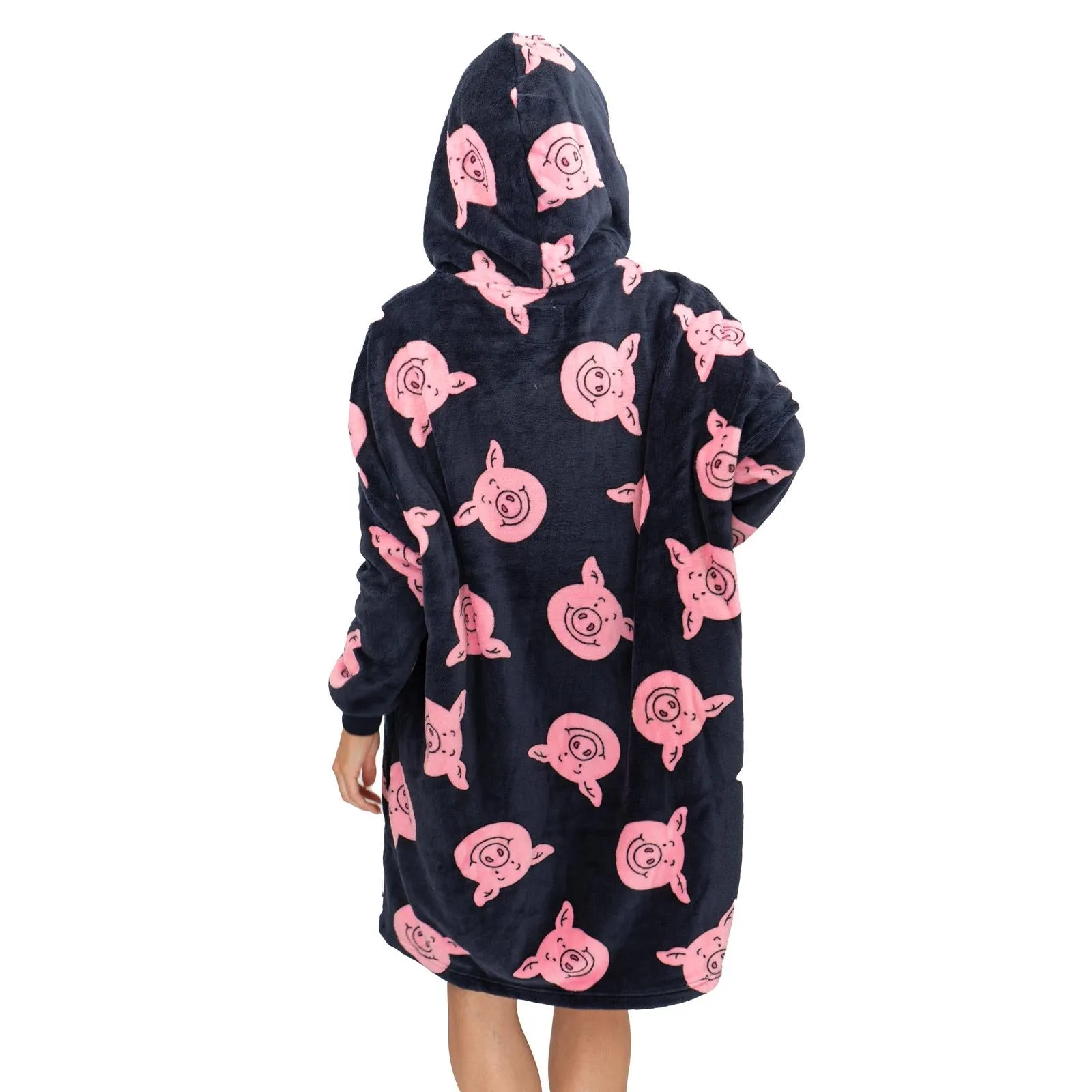 M&S Kids Percy Pig Oversized Hoodie Oodie