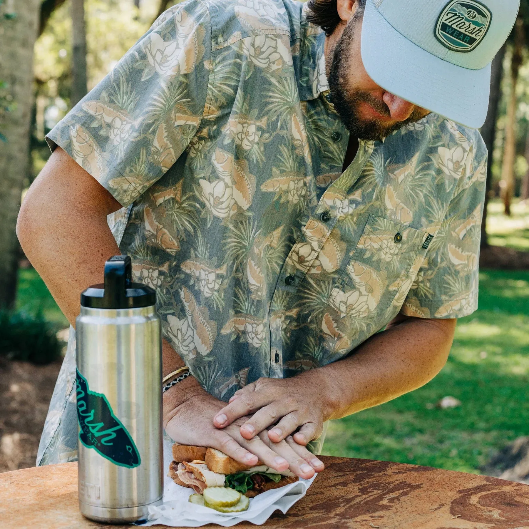 Marsh Wear Hagood Shortsleeve Button Up - Men's