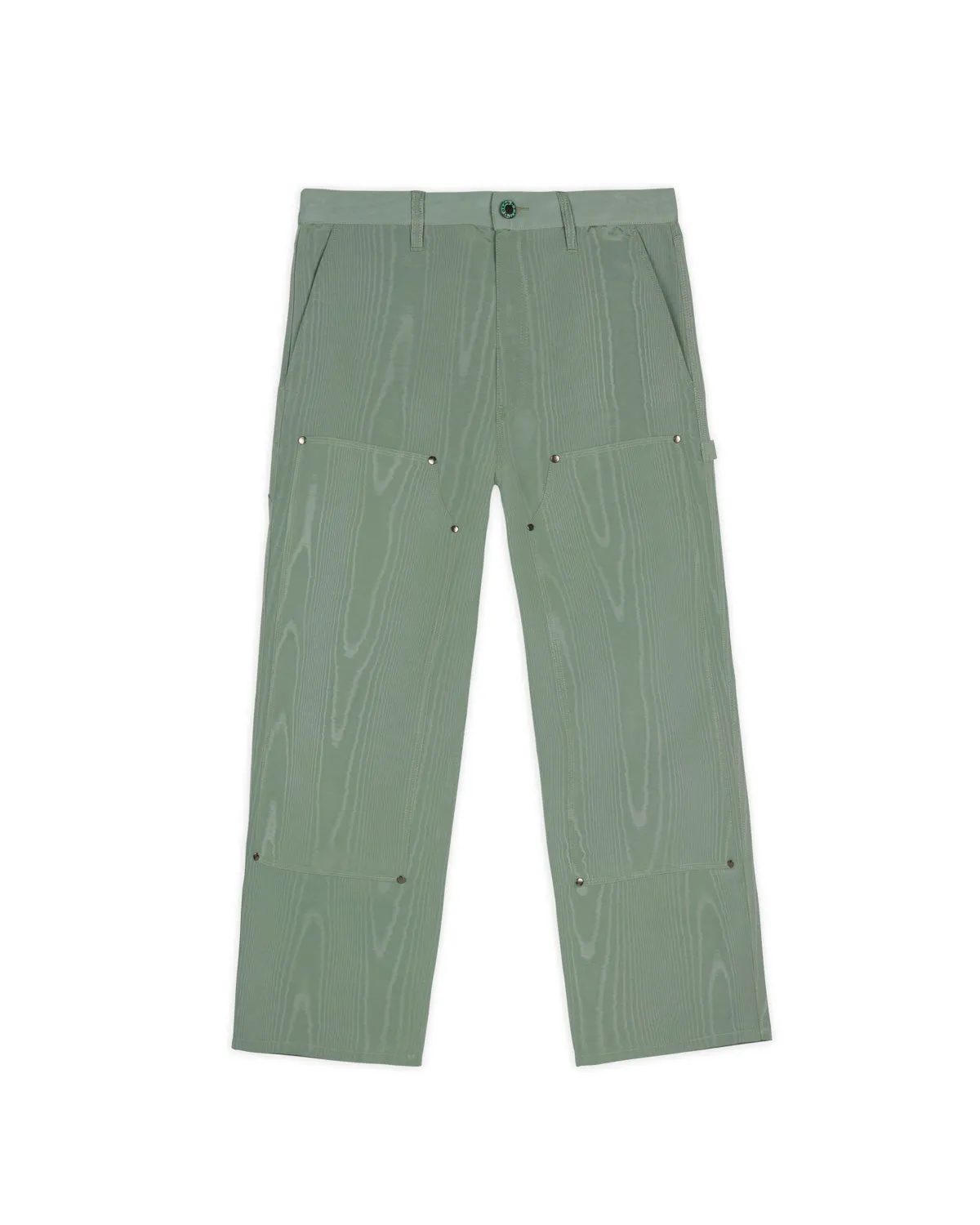 Moire Double Knee Utility Pant - Seafoam