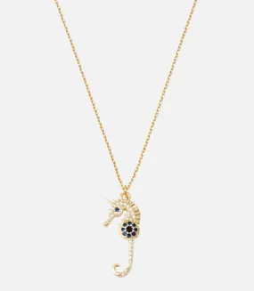 Pavé Seahorse Necklace