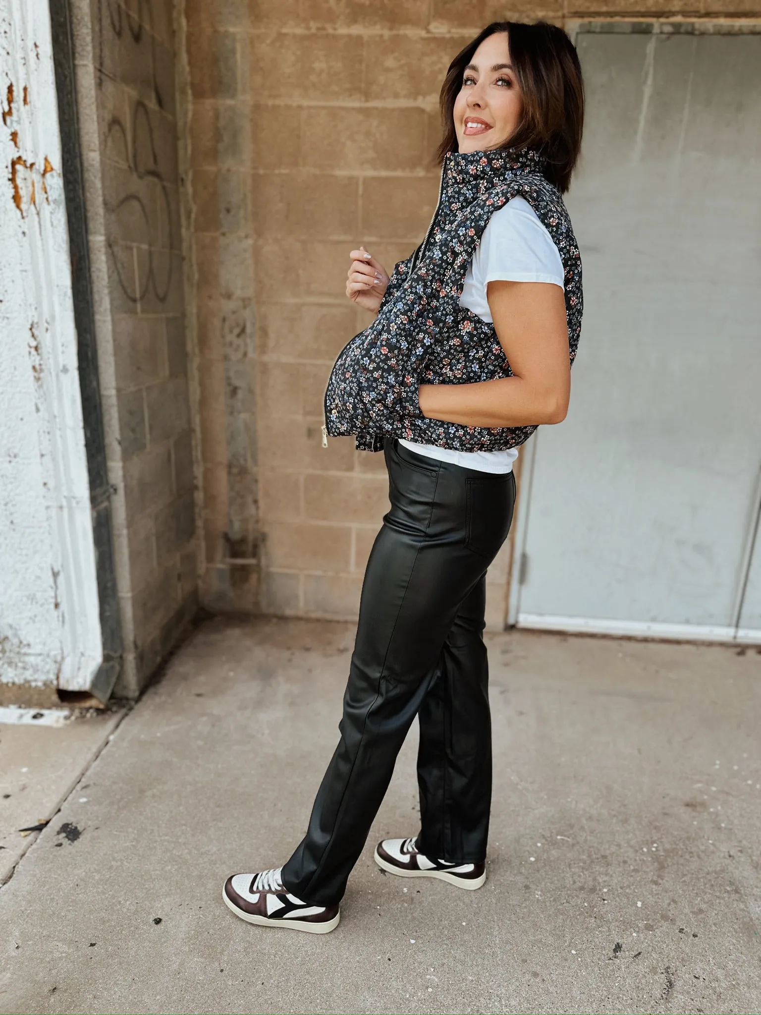 Pistola Cassie Super High Rise Straight - Slate Black
