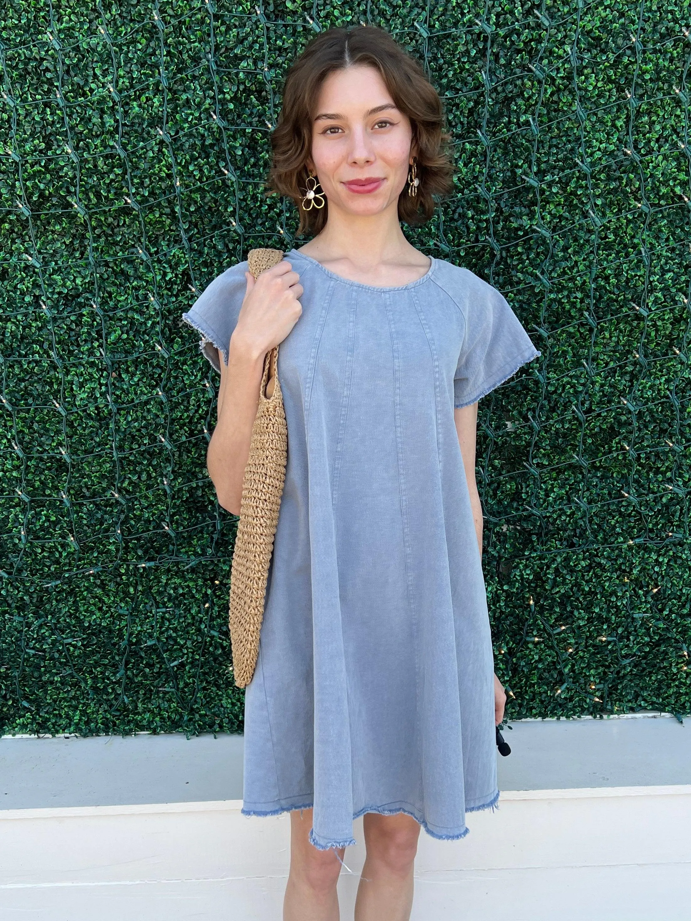 Princess Cut Denim Dress