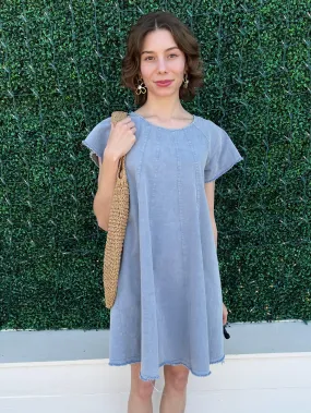 Princess Cut Denim Dress