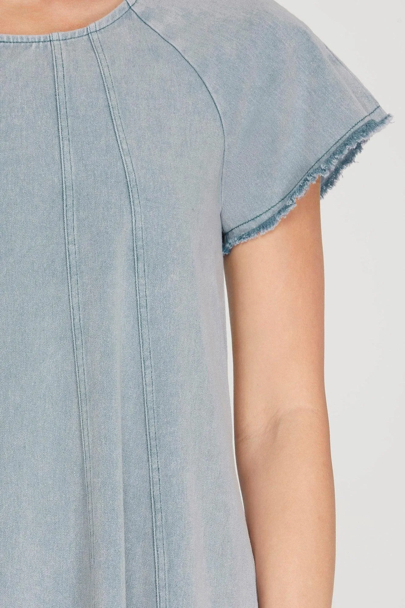Princess Cut Denim Dress
