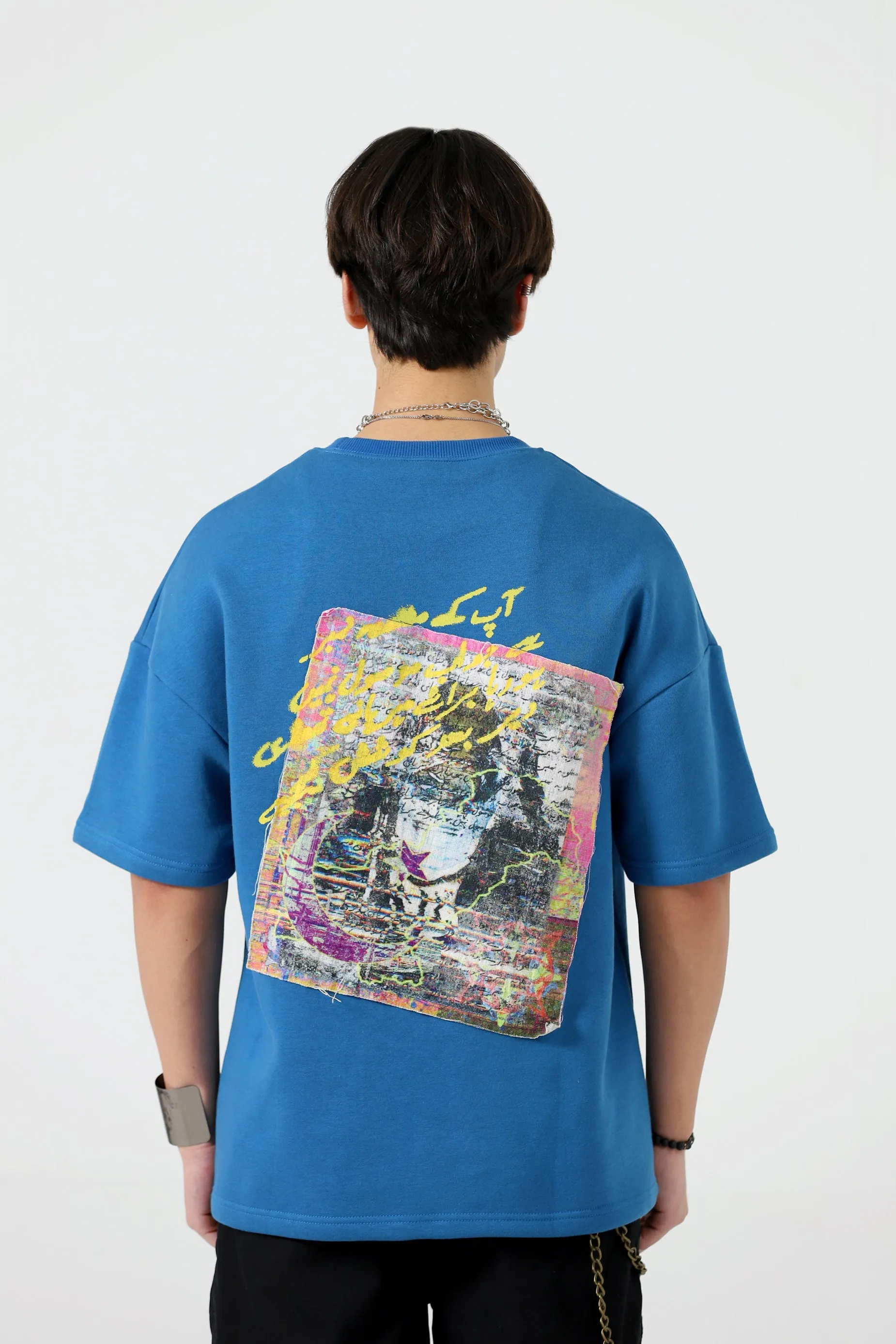 " 92" ROYAL BLUE PATCH T SHIRT
