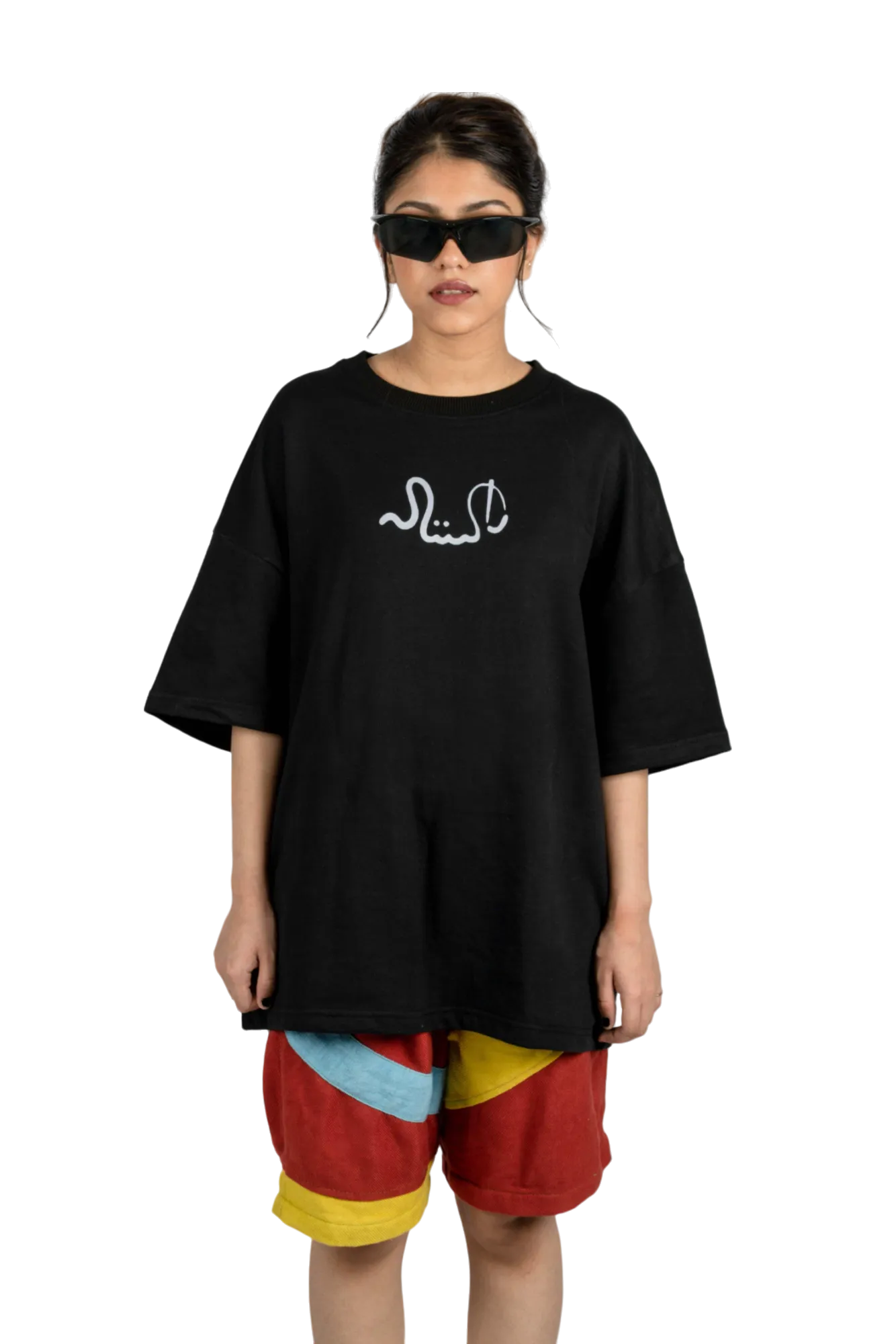 "555" SQUASH BLACK T-SHIRT