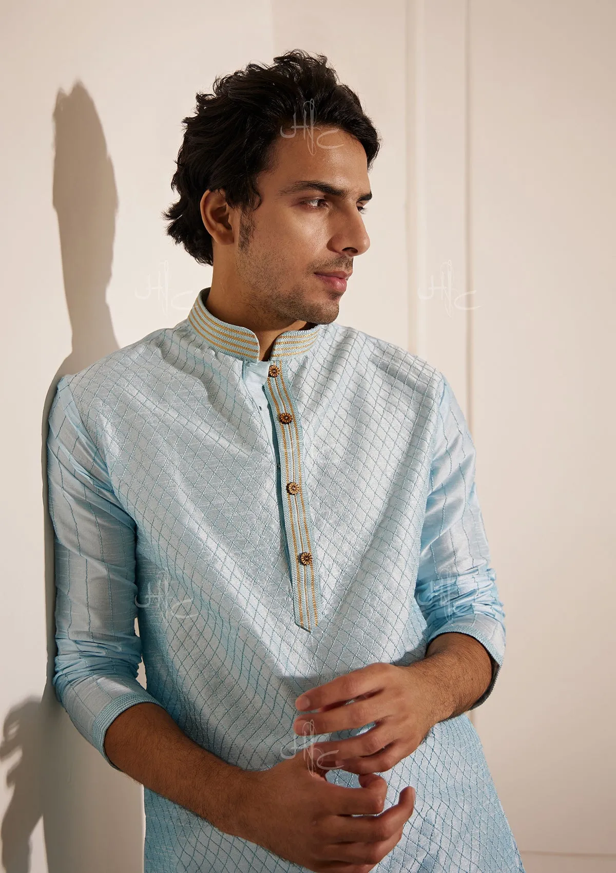Rashid Silk Straight Men's Kurta Set