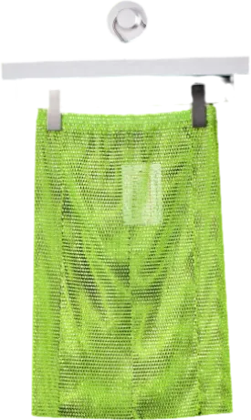 Santa Brands Green Neon Lime Mini Skirt UK XS/S
