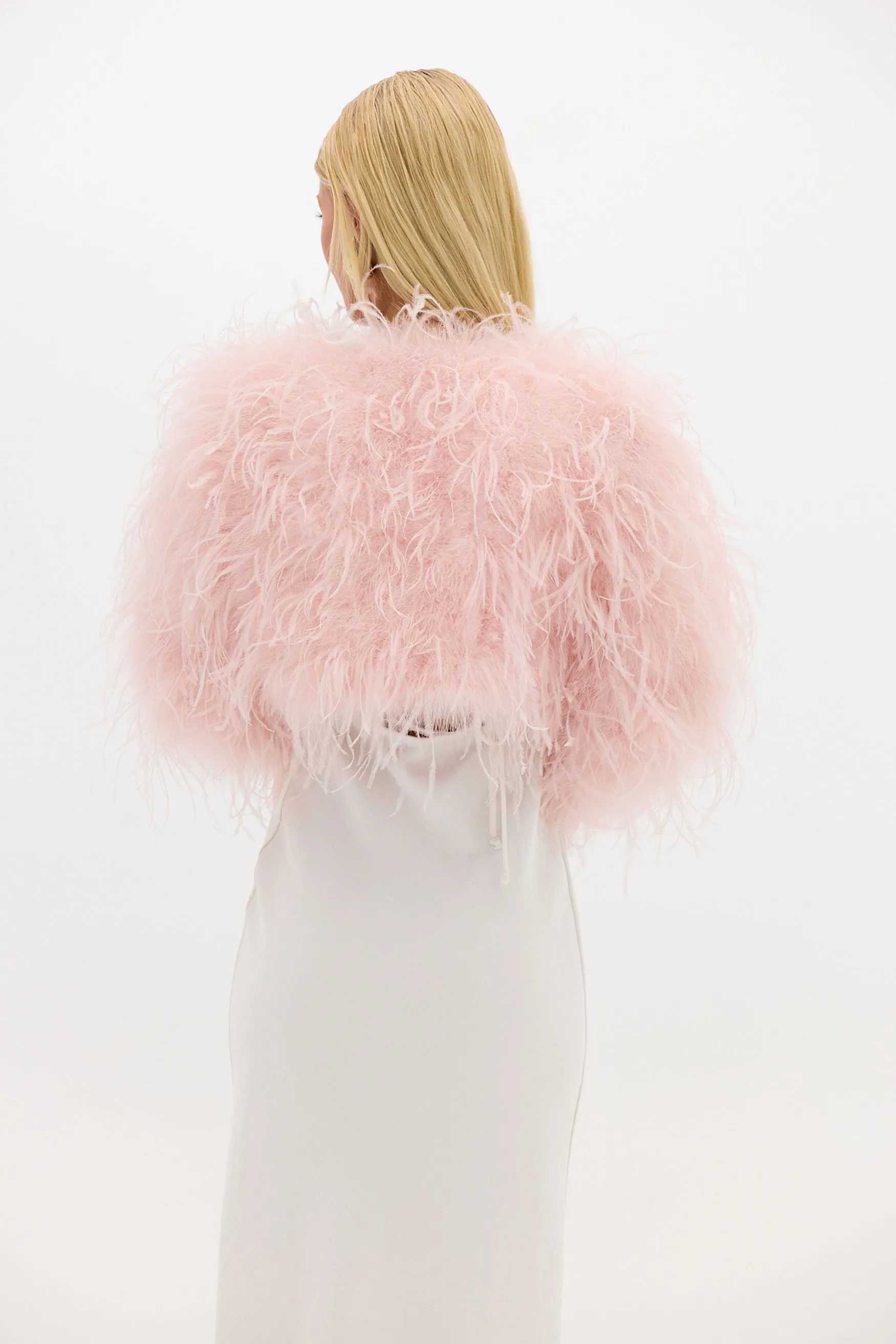 Sara Bolero Jacket - Peonie Pink