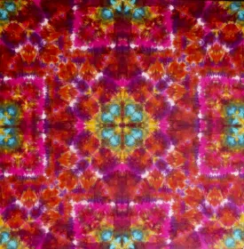 'Scarlet Court' 55"x55"  #3040  $450