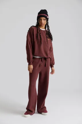 SOLEIL - Organic Cotton Jogger Walnut Brown