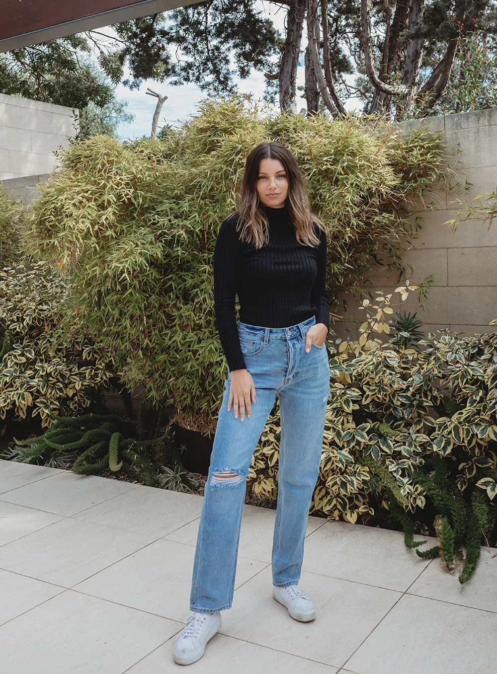 Straight Up Relaxed Jean-Indigo Rader Trash