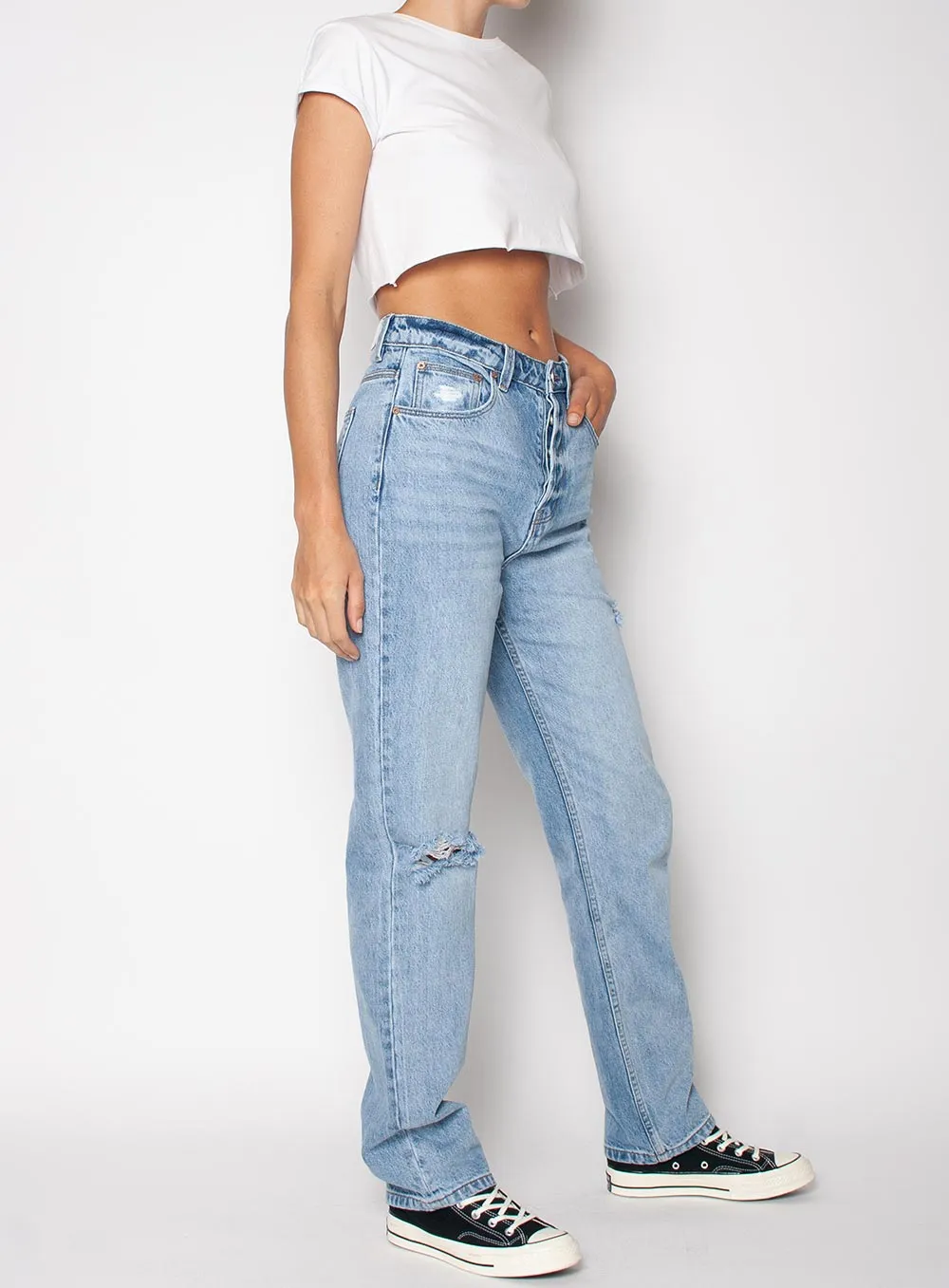 Straight Up Relaxed Jean-Indigo Rader Trash