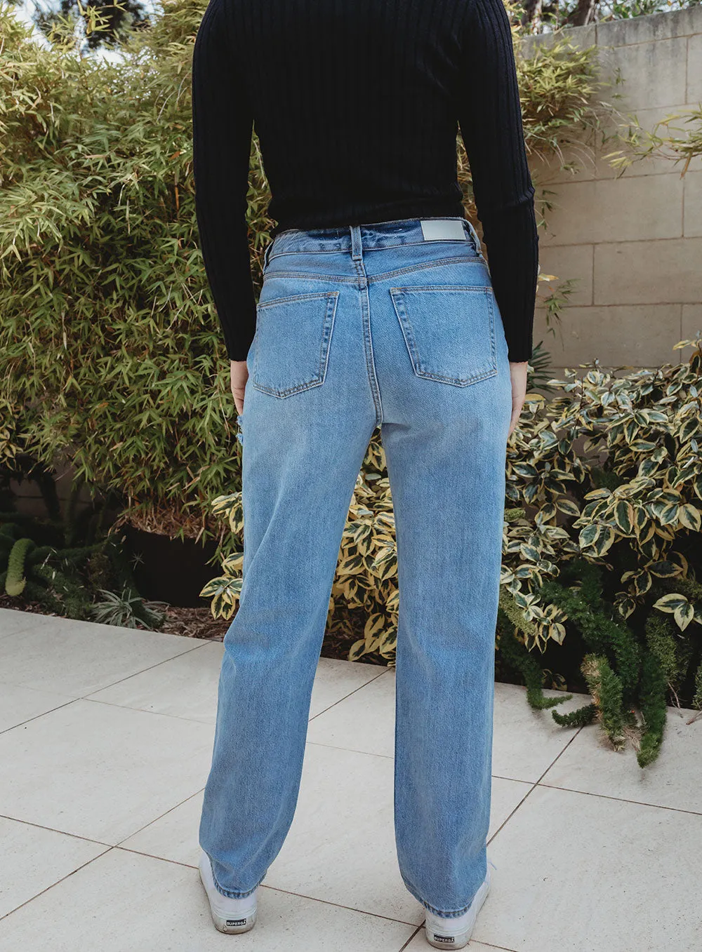 Straight Up Relaxed Jean-Indigo Rader Trash