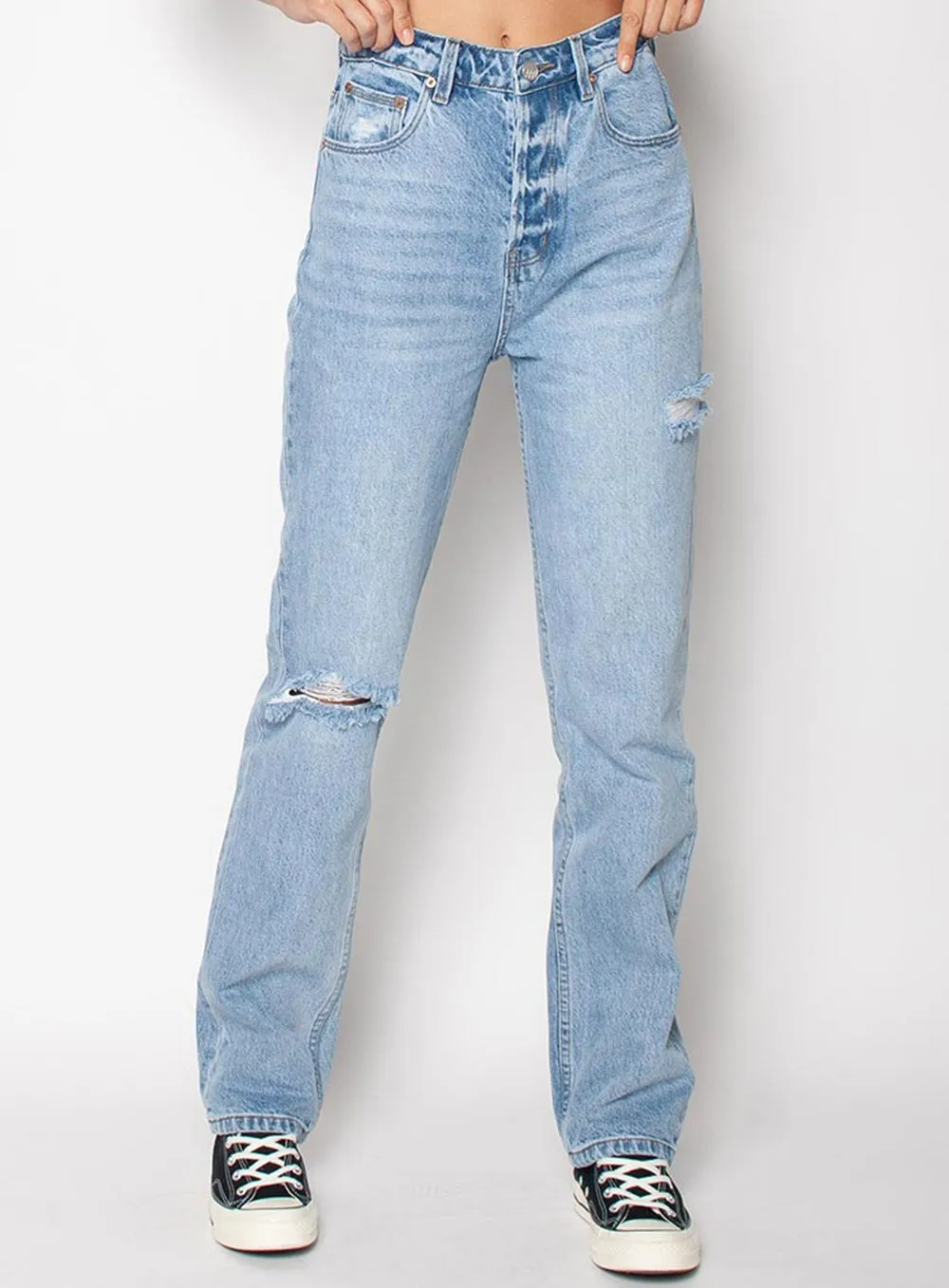 Straight Up Relaxed Jean-Indigo Rader Trash