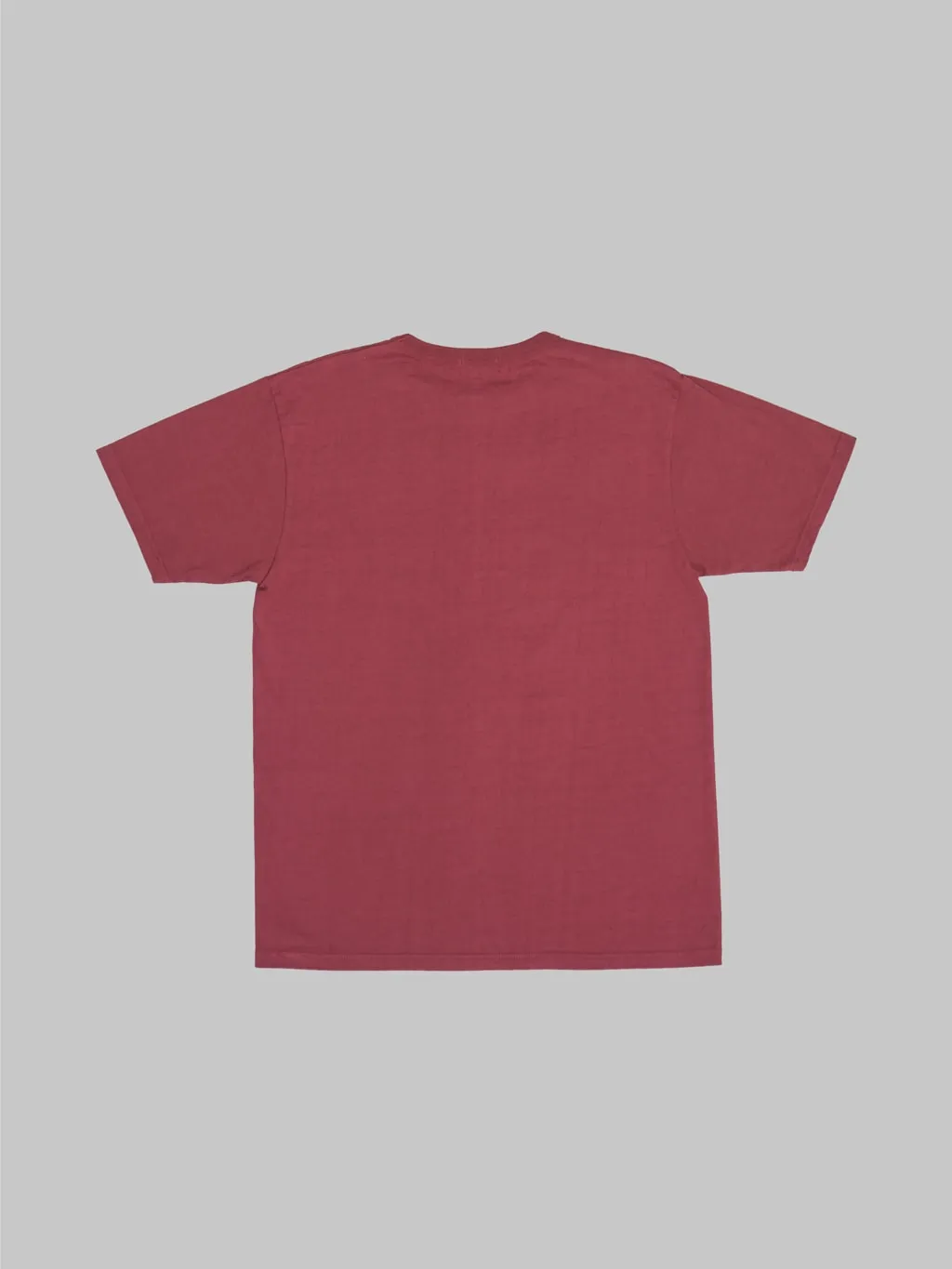 Premium Loopwheeled T-Shirt in Rich Burgundy - Strike Gold Collection